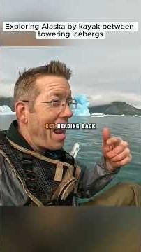 Exploring Alaska by kayak through toweringicebergs and untouched wilderness#outdoorboys #outdoorcam