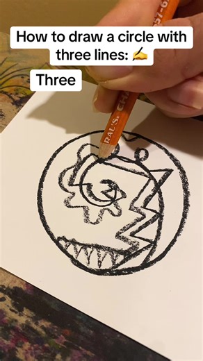 Drawing a Circle with Three Simple Lines