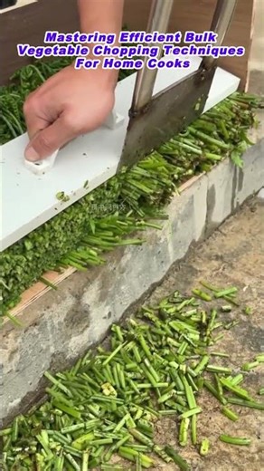 Mastering Efficient Bulk Vegetable Chopping Techniques For Home Cooks