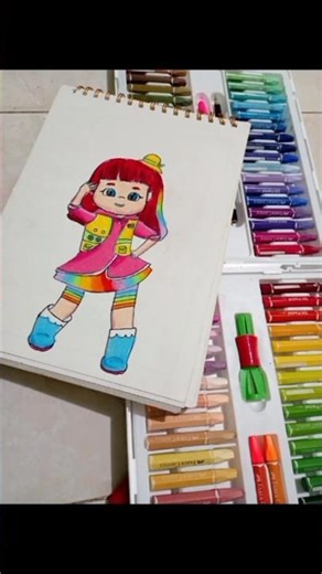 menggambar rainbow Ruby nex gambar apa lagi komen#Gambar#drawing
