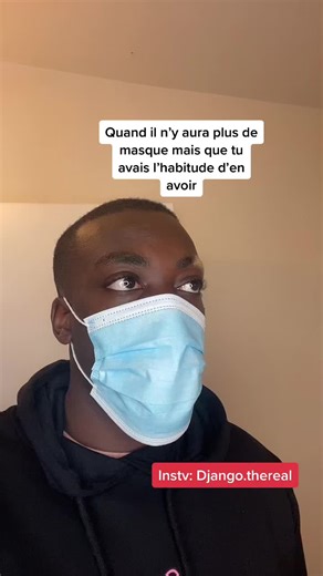 Je fait des grimaces de ouf sous mon masque 😭🤣 instv: django.thereal