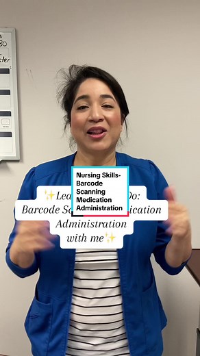 Learn how to do Barcode Scanning Medication Administration with us ! These are just some of the nursing skills you’ll review and practice as we prepare you to work as a Registered Nurse in the U.S.! #usrn #registerednurse #internationalnurse #nursingskills #nursingskillslab #nursing #usnursing #nursingpractice #medicationadmin #barcodescanning