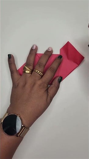 This paper heart trick works every time #diy #papercraft