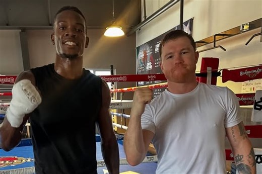 Canelo Alvarez sparring hard-hitting Olympic boxer ahead of Terence Crawford fight