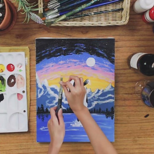 ✨How to Paint Stars with Acrylic Paint | Easy Tutorial for Beginners