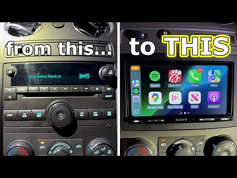Chevy HHR CarPlay/AA Stereo Upgrade | Step-by-Step DIY Guide