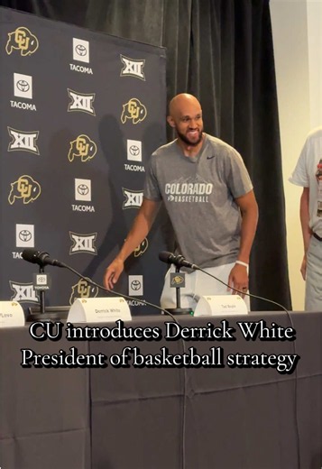 #derrickwhite will now be working along head coach Tad Boyle and AD Fernando Lovo at #cuboulder #coloradobuffaloes #fyp #hoops
