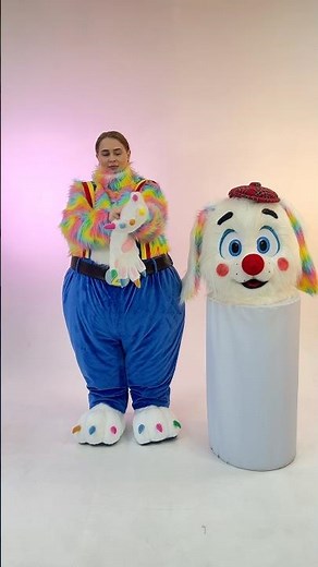 Rainbow Bunny Mascot Costume 🌈🐰 | Colorful Character for Events ✅