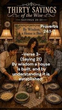 By Wisdom a House is Built! | Proverbs 24:1-7 in Cheerful Bluegrass Harmony! | God's Word to Music!