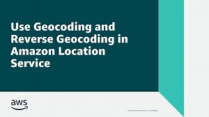 Erste Schritte mit Amazon Location Service – Amazon Web Services