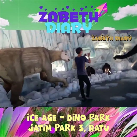 Goes to Ice Age, Dino Park Jatim Park 3, Batu Aster 4 Family #anakhiperaktif #anaksholeha #ana
