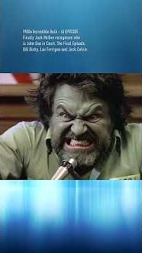 1980s Incredible Hulk - Final Episode - McGee recognizes Banner