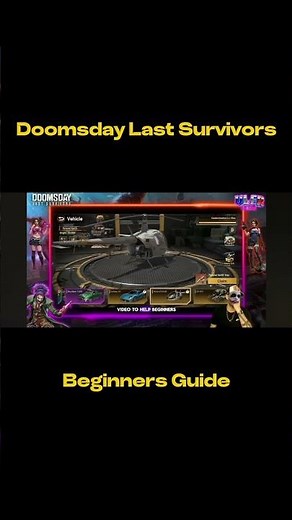 Doomsday Last Survivors- Beginner's Guide
