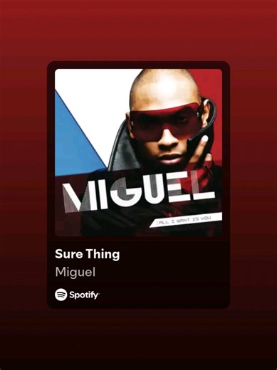 Sure Thing #miguel #song #lyrics #fyp | Sure Thing