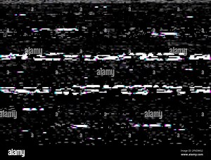 VHS video screen with glitch effect, distortion lines and noise. Vector corrupted camera film or digital video system black background with random noi Stock Vector Image & Art - Alamy