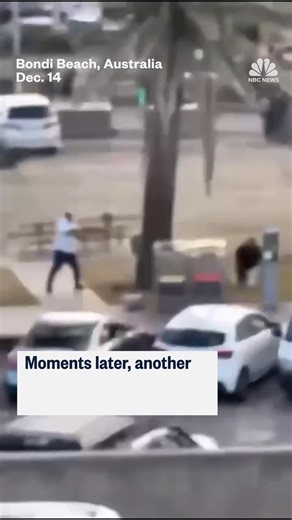 Video appears to show one of the shooters at Australia’s Bondi Beach being disarmed. At least 11 people were killed in the shooting. Officials said the shooting was “designed to target” the Jewish community. | NBC News