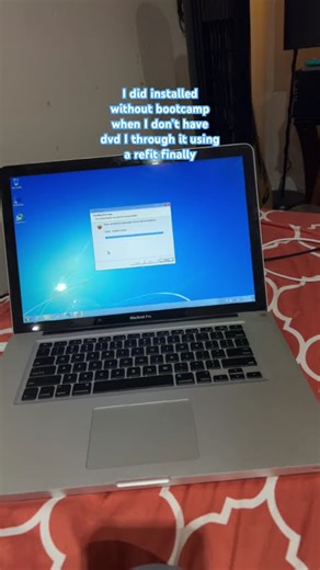 I used legacy bios on my MacBook instead of EFI mode