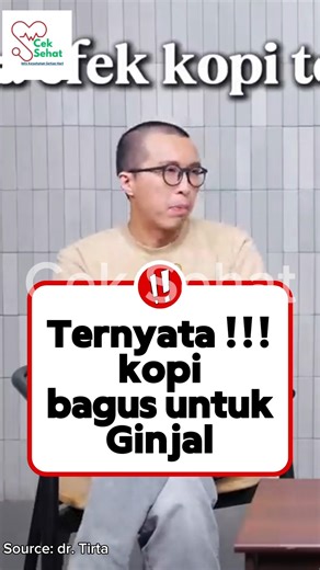 Ternyata!!! Kopi bagus untuk Ginjal ?!!! #drtirta #podcast #kesehatan #kopi #kopihitam