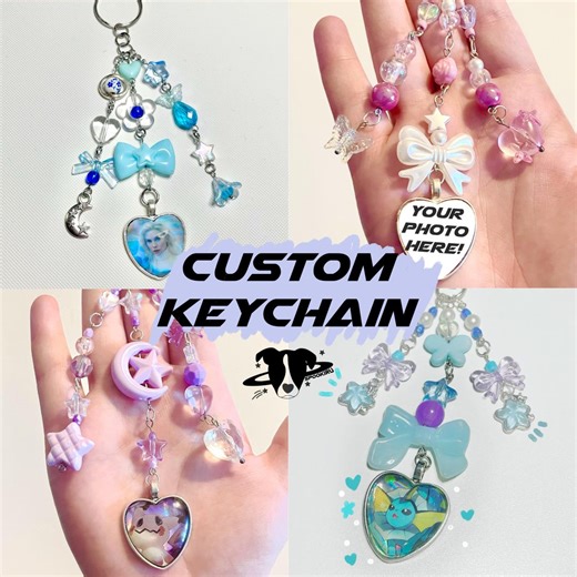 Custom Handmade Anime/oshikatsu Keychain Fandom Bag Charm! - Etsy