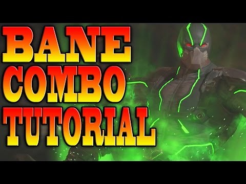 Injustice 2 BANE COMBOS! - BANE COMBO TUTORIAL