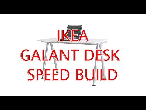 IKEA Galant Desk Speed Build & Overview