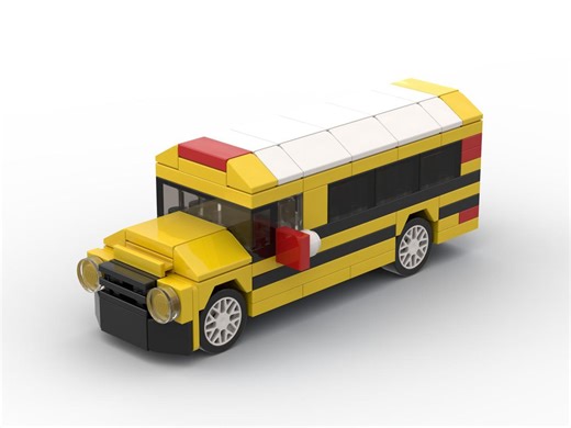 LEGO MOC-17098 LEGO American School Bus (Freestyle 2018)