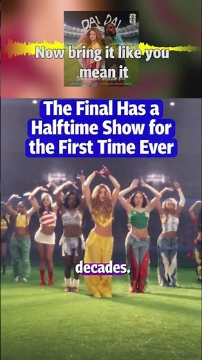 The Final Has a Halftime Show for the First Time Ever 🎤