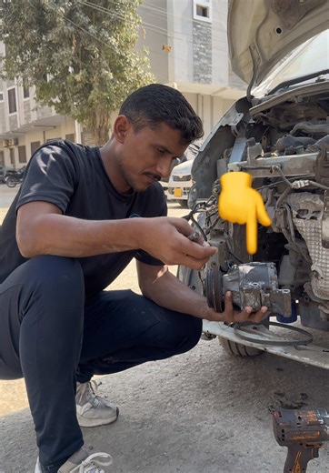 Daihatsu Move AC Compressor Installation Guide