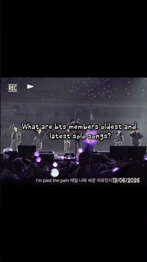 Bts members oldest n latest songs!!😭😊#bts #information #kpop #shortsfeed #blowup #fyp #old #trend