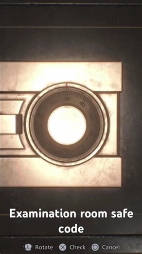 Resident evil requiem examination room safe code