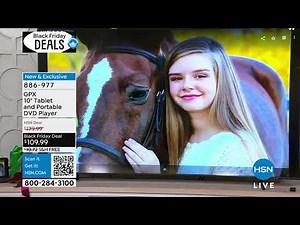 GPX 10" Tablet and Portable DVD Player Combo with Headph...