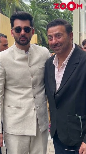 Sunny Deol & Karan Deol Spotted Together | Father-Son Duo Steals the Spotlight | #spotted #bollywood