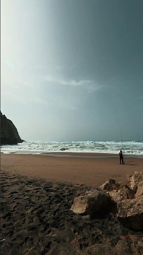 📍Praia Grande Colares Sintra Portugal 🇵🇹 #praiagrande #colares #portugal