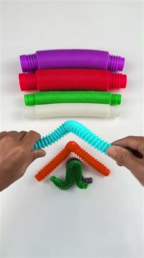 Relaxing Style and Creating ASMR Sound POP-TUBE #satisfyingvideos #relaxing #oddasmr #poptubes