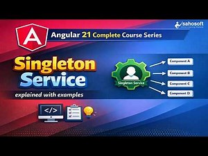 Singleton Service in Angular 21 | Angular 21 tutorial series 2026
