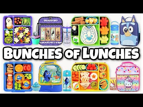 Making Disney's HAUNTED MANSION & BLUEY Themed Lunches 👻 Fun & Easy Lunch Ideas