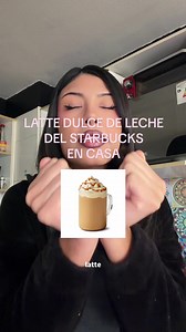 Latte dulce de leche casero como Starbucks en casa