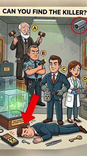 Can You Find the Killer? Detective Puzzle with Hidden Clues & Mystery Crime Scene#shorts
