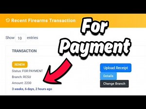 For Payment - Renewal of Firearms Registration @FEOPNP