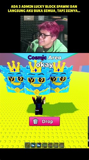 ADA 3 ADMIN LUCKY BLOCK SPAWN! DAN LANGSUNG AKU BUKA SEMUA, TAPI ISINYA...