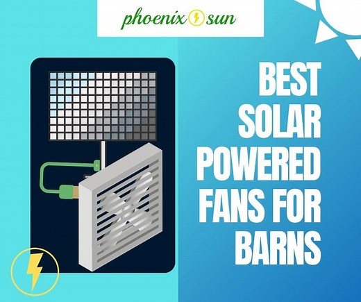 15 Solar Powered Fans for Barns