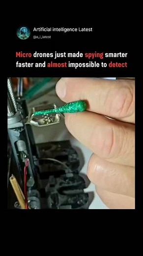 Micro drones just made spying smarter faster and almost impossible to detect