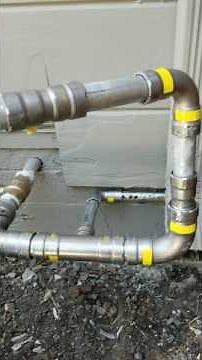 Mega press crimp gas fittings