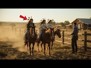 Salvó 3 apaches hace 10 años...Volvieron "Cásate con nosotras" La respuesta del vaquero sorprendió