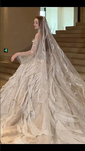 Cinderella Style Bridal Gowns! #cinderella #weddingdress #shorts