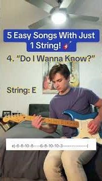 5 Easy Songs with Just 1 String! 🎸