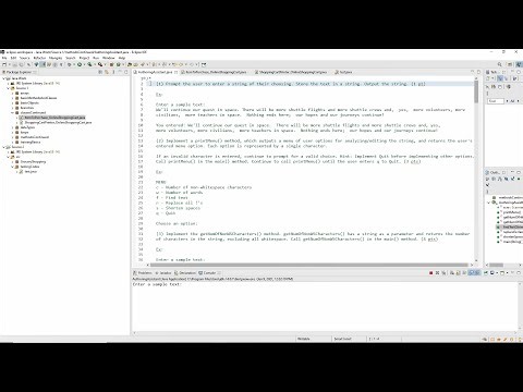 Java Lab: Authoring Assistant