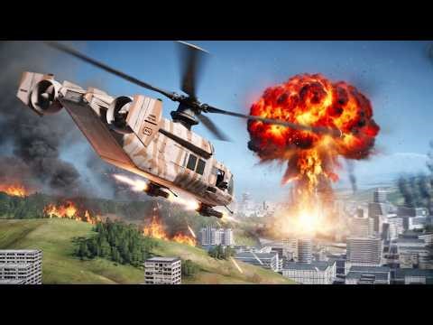 Massive Air & Ground Combat! - NUCLEAR OPTION AI Battles #2