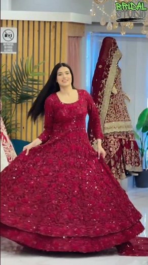 Beautiful Red Bridal Dress #bridaldress #reddresscollection #fashion ‪@MkBridalStudio00‬