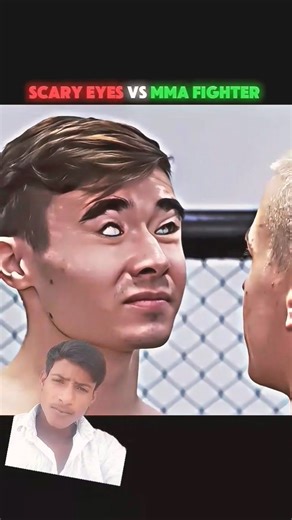 Scary Eyes vs mma fighter Akimbo69 😱 #motivation #akimbo #armwrestling #gym #blog mini Rr